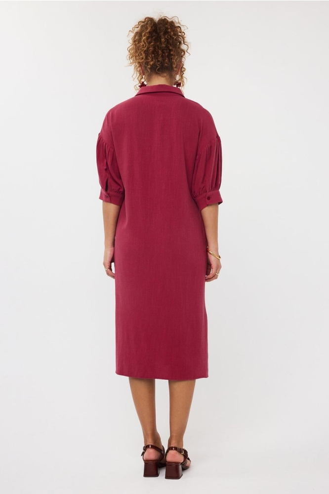 DRESS SIENNA HSS2560 108 WINE RED